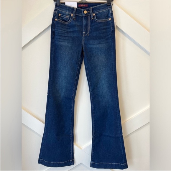 7 For All Mankind Dojo Original Jeans Trouser NWT Size 25 7FAMK Golden pockets - Picture 4 of 15